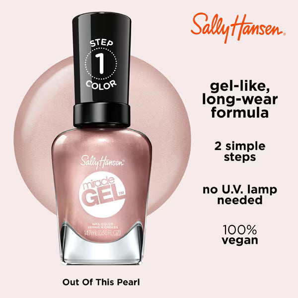 Sally Hansen Miracle Gel nail polish Out Of This Pearl (British brand)