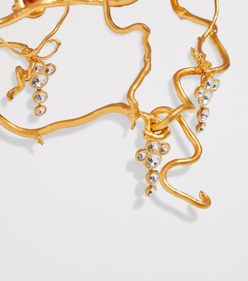 Schiaparelli rhinestone vine necklace, UK version