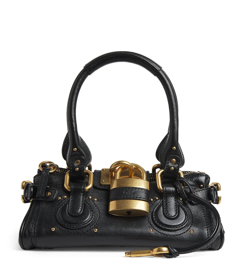 Chloé Paddington small leather top-handle bag, imported from the UK