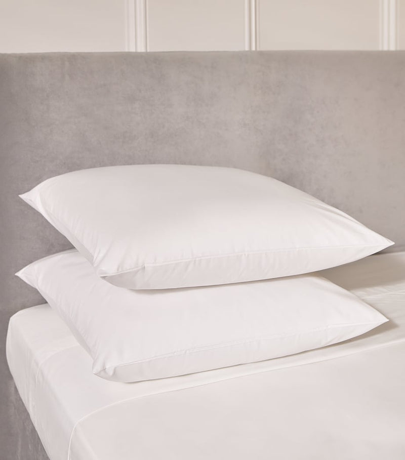 Harrods of London dust mite pillowcase protector pair 65x65 cm, UK version