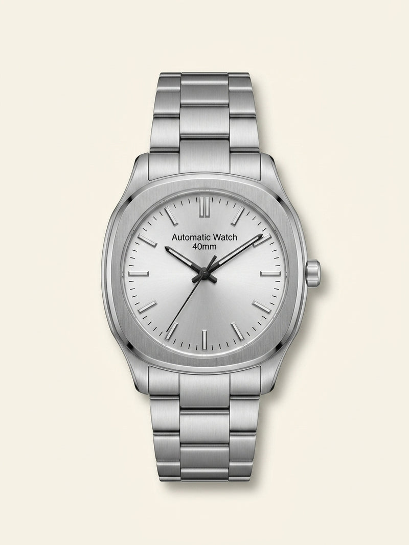 Cartier Santos Large Model steel watch 0.64ct diamond, imported from the UK