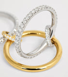 Spinelli Kilcollin Esme ring in yellow and white gold with diamonds (British brand)