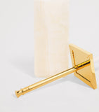 Zodiac Onyx toilet brush with gold-plated trim 42cm - British product