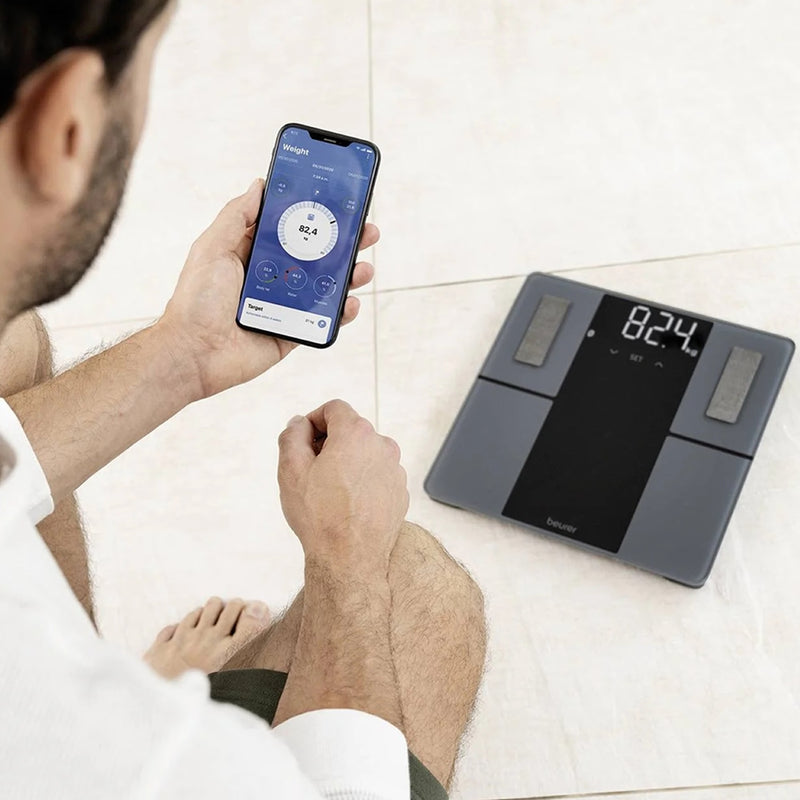 Beurer BF500 smart Bluetooth analyser scale black (British brand)