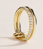 Spinelli Kilcollin Ceres yellow gold diamond ring, imported from the UK