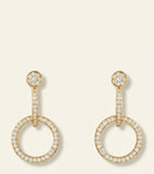 Cartier yellow gold diamond Juste un Clou earrings (British brand)