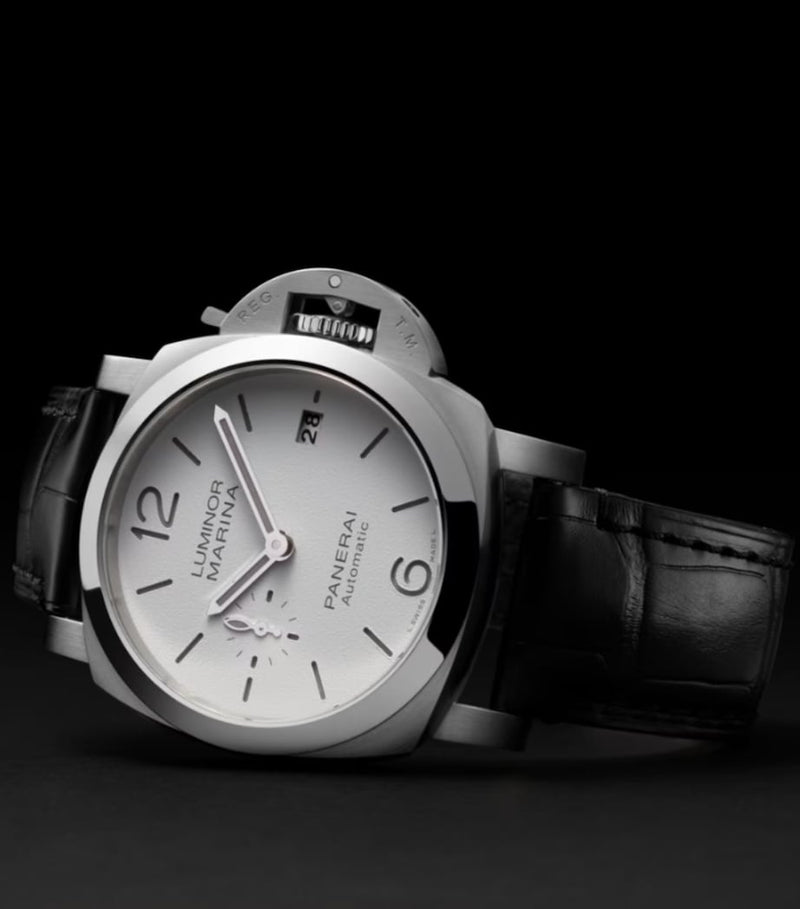 Panerai Luminor Quaranta 40mm steel watch (British brand)