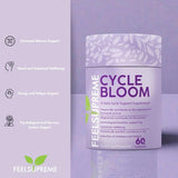 Feel Supreme Cycle Bloom menstrual support supplement 60 capsules, imported from the UK
