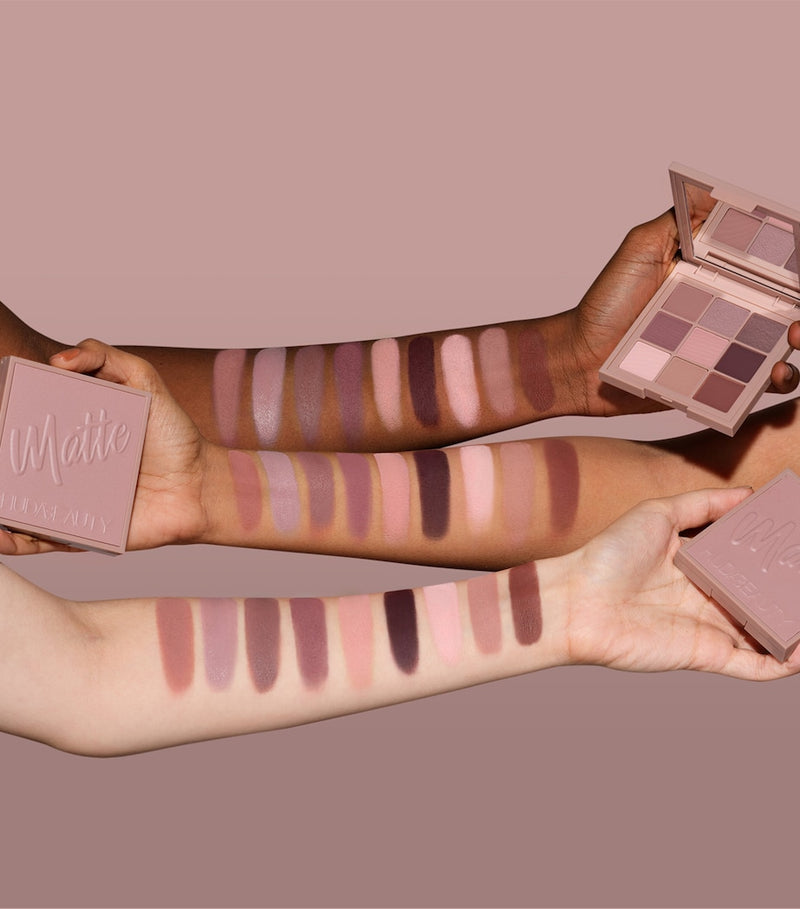 Huda Beauty Matte Obsessions eyeshadow palette 9 shades - British product