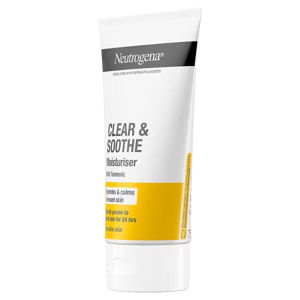 Neutrogena Clear and Soothe moisturiser 75ml, imported from the UK