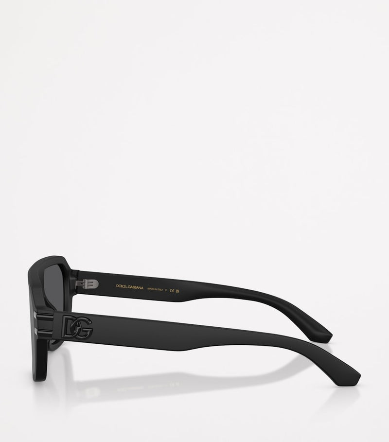 Dolce&Gabbana oversized pilot sunglasses - British product