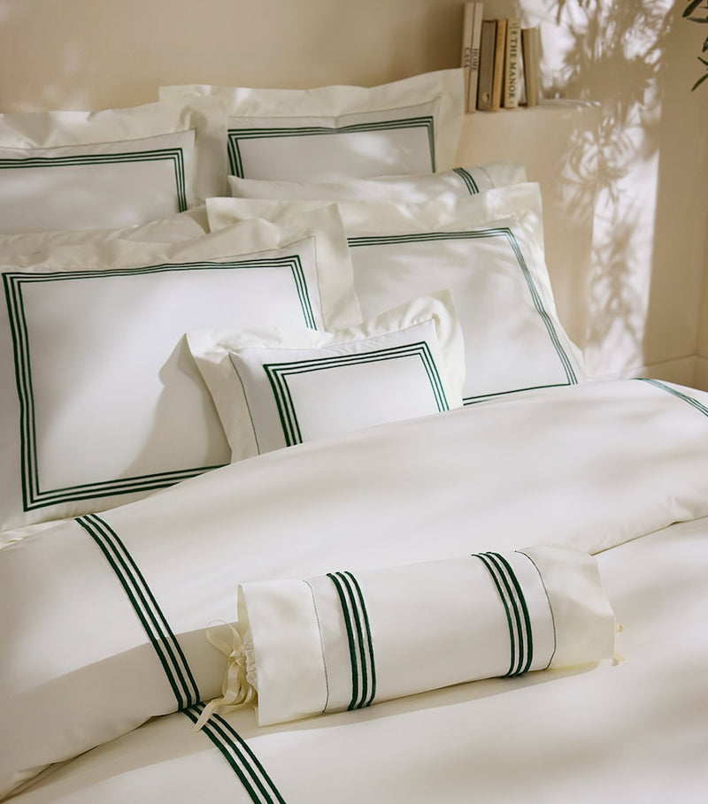 Pratesi Tre Righe square pillowcase 65cm (British brand)