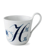 Harrods Royal Copenhagen Fluted Alphabet Porcelain Coffee Mug- Buy online at McGrocer