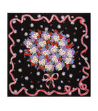 Dolce&Gabbana silk foulard bouquet print 90cm - British product