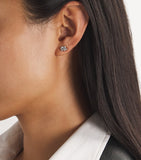 Suzanne Kalan diamond cluster stud earrings, imported from the UK