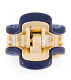 Alexandre de Paris gold-plated mini claw hair clip 1.8cm, UK version