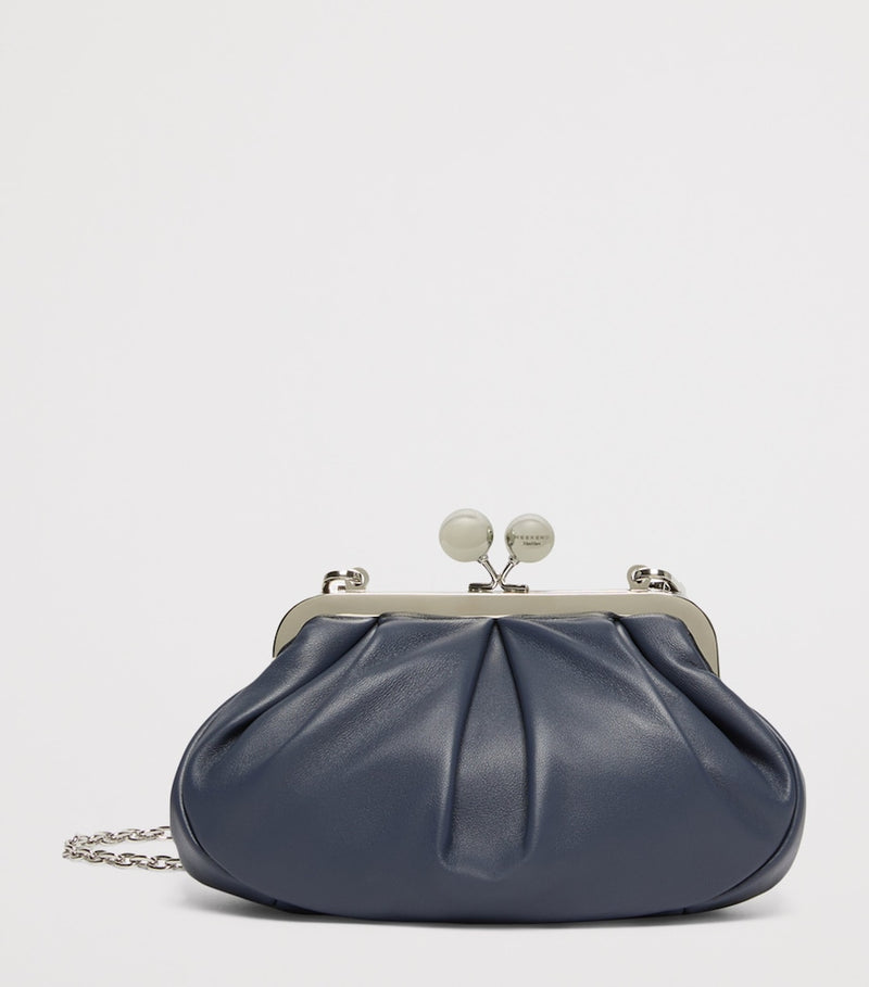 Weekend Max Mara Pasticcino small leather clutch bag, UK version