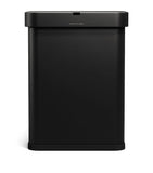 Simplehuman rectangular sensor bin 58L, imported from the UK