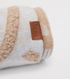 LOEWE Anagram scarf wool cashmere blend, imported from the UK