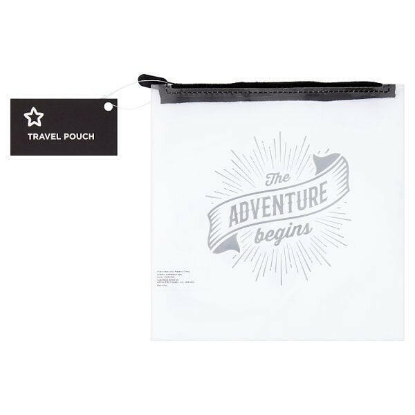 Superdrug Travel Pouch Adventure Begins GOODS Superdrug