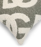 Dolce&Gabbana Casa wool-silk-cashmere logo cushion 50cm x 50cm - British product