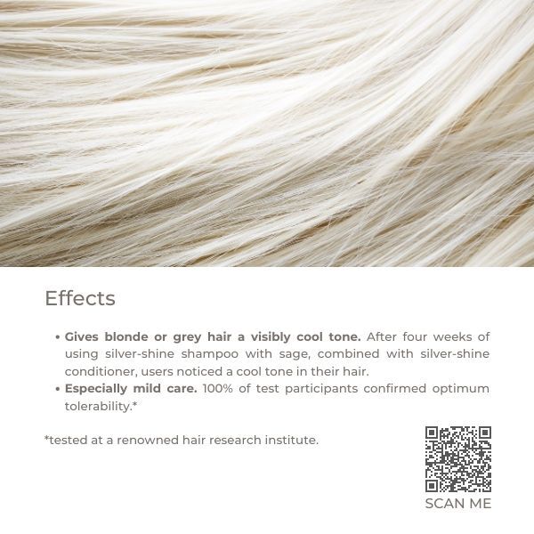 Rausch Conditioner Silver-Shine Sage 150ml, imported from the UK