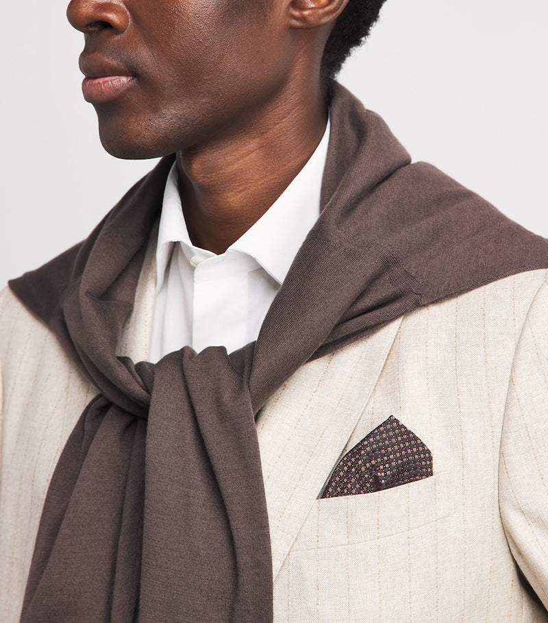 Pal Zileri silk pocket square (British brand)