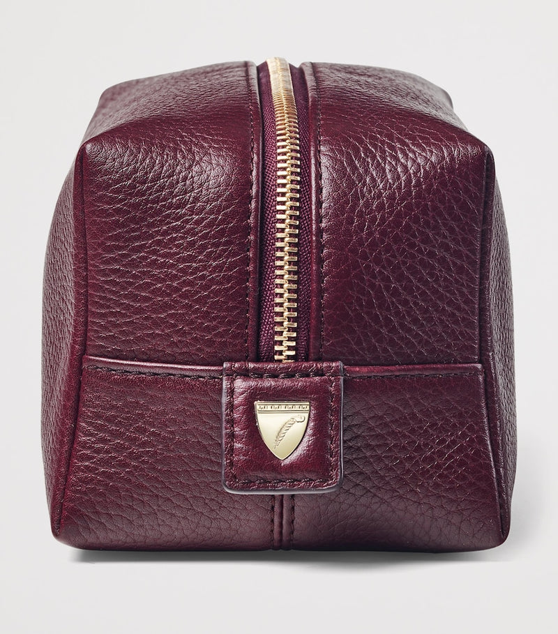 Aspinal of London medium leather cosmetic case, imported from the UK