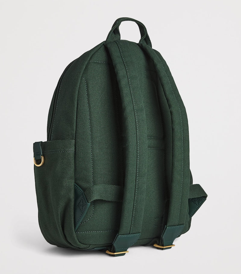 Harrods embroidered emblem cotton backpack, UK version
