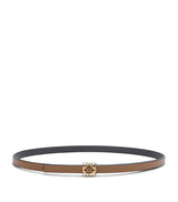 Harrods LOEWE Leather Reversible Bombe Anagram Belt- Buy online at McGrocer