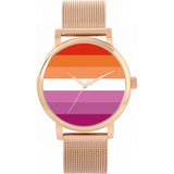Superdrug Toff London Multicolour Pride New Lesbian Flag Watch 38mm- Buy online at McGrocer