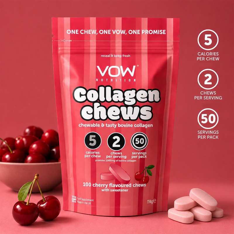 Vow Nutrition collagen chews cherry - British brand