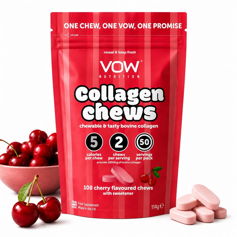 Vow Nutrition collagen chews cherry - British brand