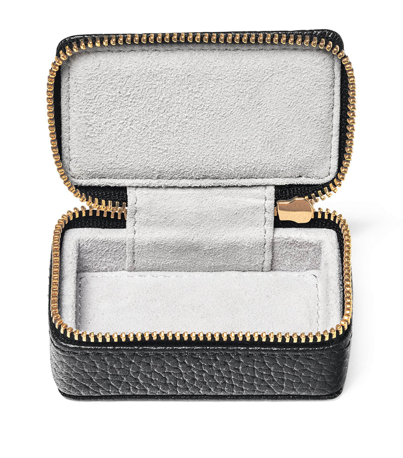 Aspinal of London small leather travel jewellery box - British product