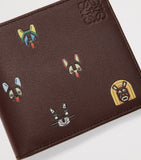 LOEWE cats leather wallet with Louis Wain art (British brand)