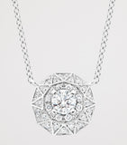 Boucheron white gold diamond Etoile de Paris necklace (British brand)