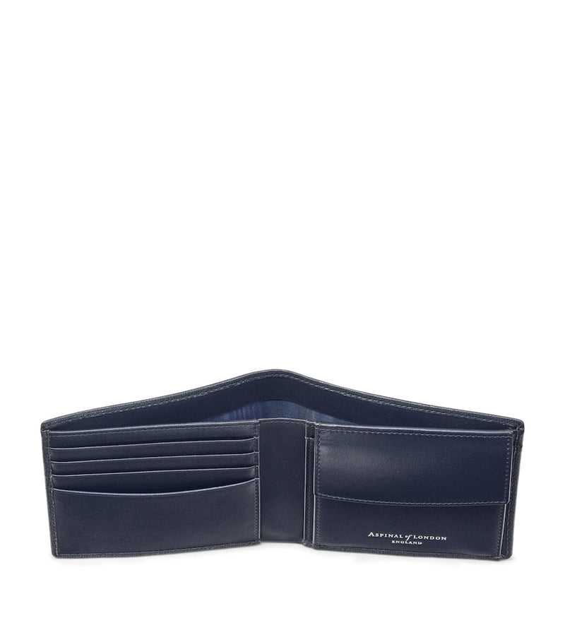 Aspinal Of London leather bifold coin wallet (British brand)