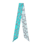 Chopard organic silk printed scarf 105cm (British brand)