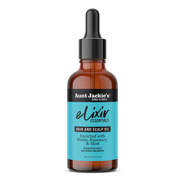Aunt Jackie's Biotin Rosemary Mint Elixir Hair Scalp oil 59ml - British product