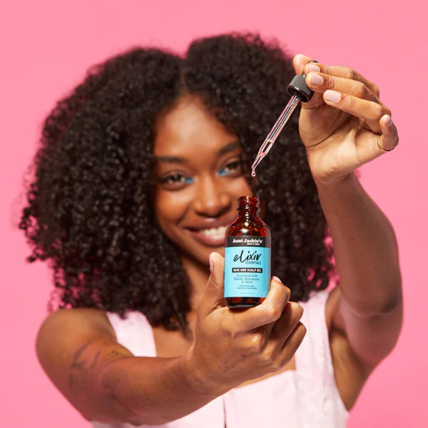 Aunt Jackie's Biotin Rosemary Mint Elixir Hair Scalp oil 59ml - British product