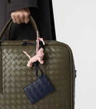 Bottega Veneta leather Intrecciato badge holder - British product