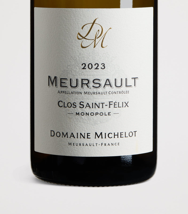 Michelot Meursault Clos Saint-Felix Monopole 2023 Burgundy wine 75cl, imported from the UK