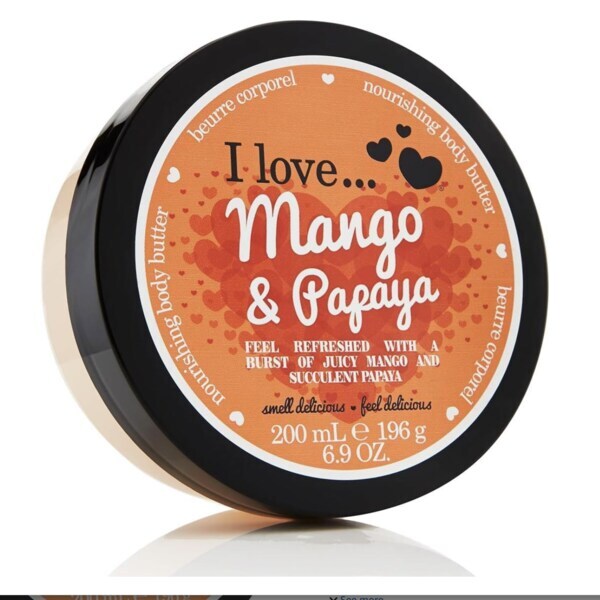 I Love Mango Papaya body butter 200ml - British product