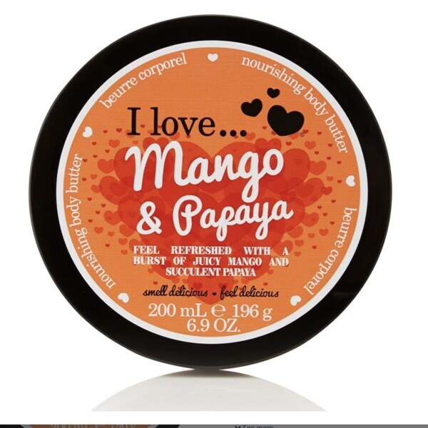 I Love Mango Papaya body butter 200ml - British product