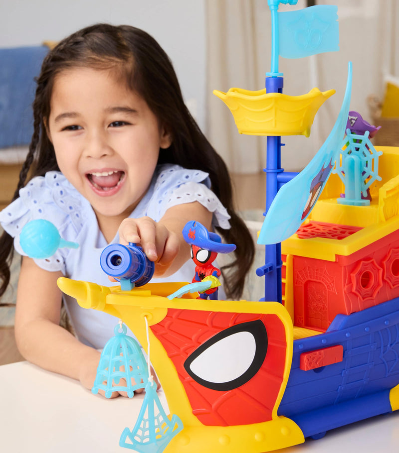 Marvel Spider-Man bubble pirate ship playset, imported from the UK