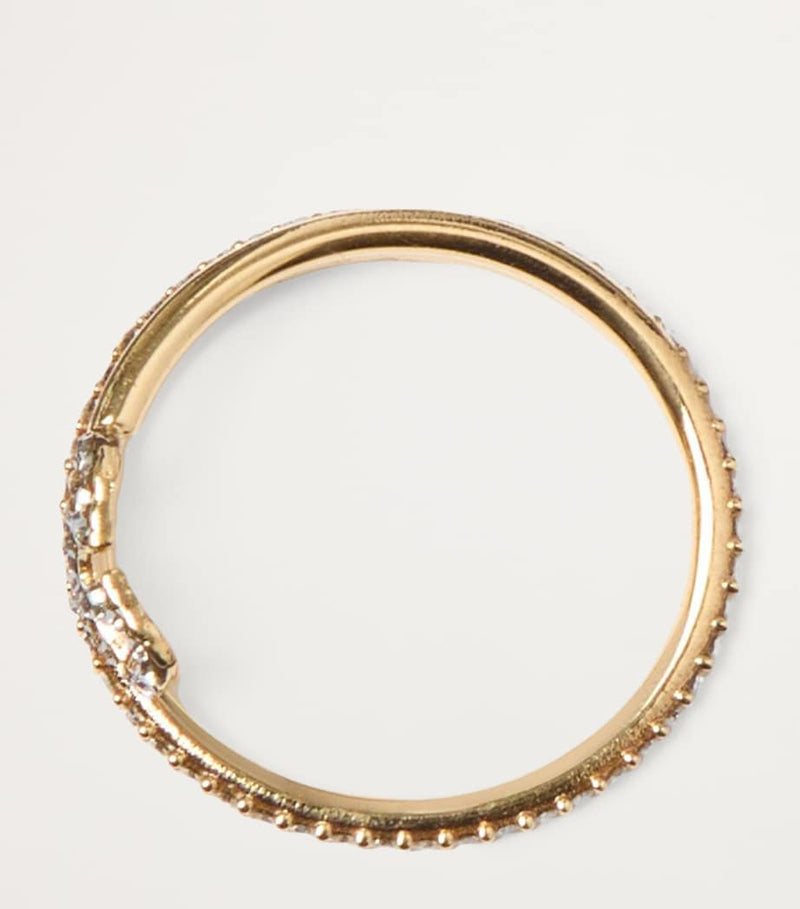 Valentino Garavani crystal VLogo ring, UK version