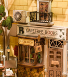 Robotime Sunshine Town buildable booknook kit, imported from the UK