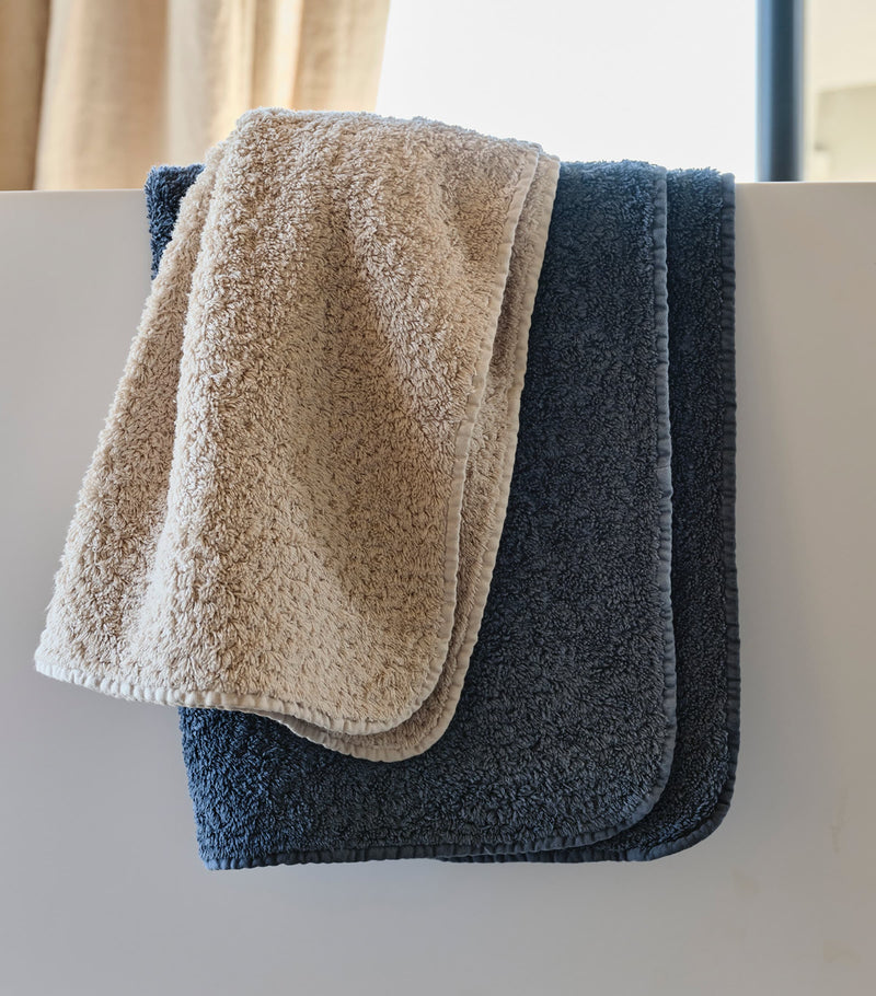 Abyss & Habidecor Egyptian Cotton Super Pile bath sheet 105cm x 80cm (British brand)
