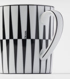 Prada porcelain stripes mug, imported from the UK