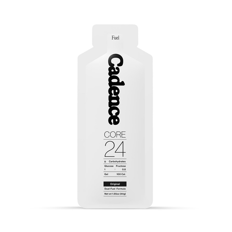 Core sports gel with dual carbohydrates and electrolytes, British brand